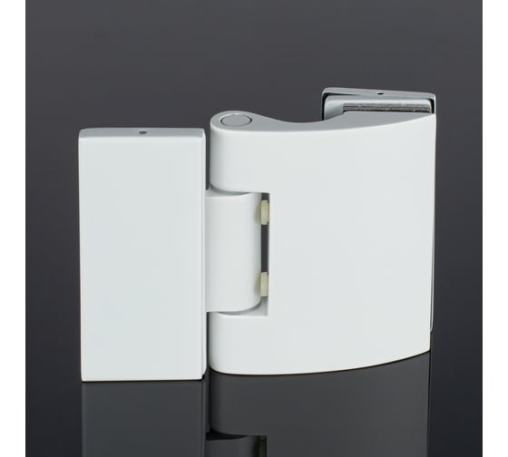 Изображение товара Петля стена-стекло SERVICE PLUS 90, белый глянец, латунь P03-103WG/brass