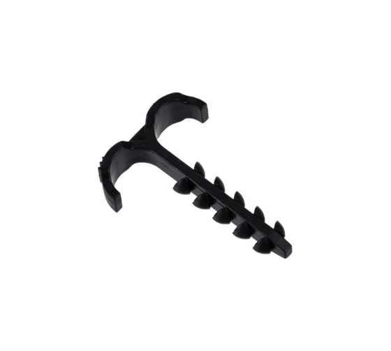 Изображение товара Дюбель-хомут IEK т-образный, 4-12 мм, нейлон, черный, 25 шт. UDH11-04-12-025-K02