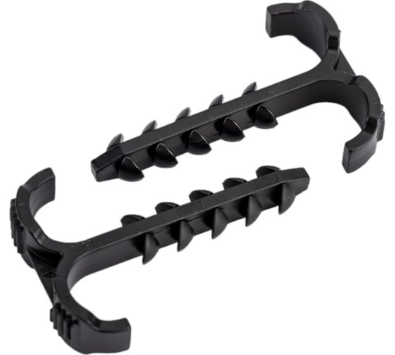 Изображение товара Дюбель-хомут IEK т-образный, 4-12 мм, нейлон, черный, 100 шт. UDH11-04-12-100-K02