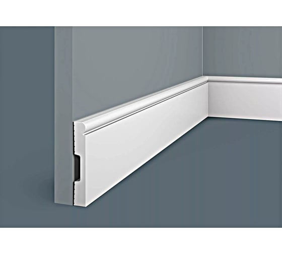 Изображение товара Плинтус Cosca Decor px032 82x13x2000 мм, экополимер 00-00070892