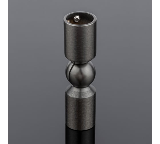 Изображение товара Соединитель трубы SERVICE PLUS ф19, 90-180, графит матовый, sus304 S02-511GFM/sus304