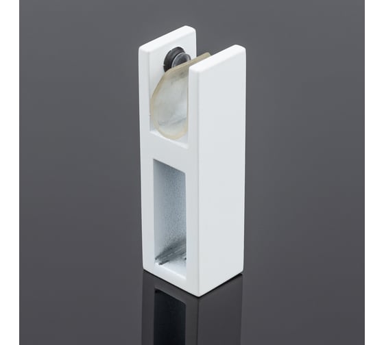 Изображение товара Держатель стекла SERVICE PLUS сквозной, 30x10, белый матовый, sus304 S02-501WM/sus304