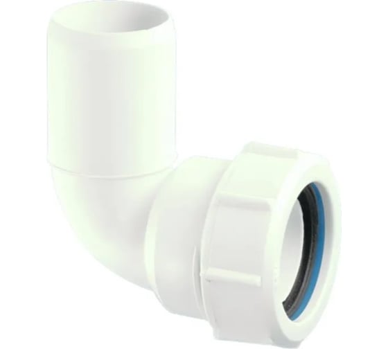 Изображение товара Отвод McAlpine на 90 градусов, компрессионный, Ду=50мм х Дн=50мм., белый 50C-WH