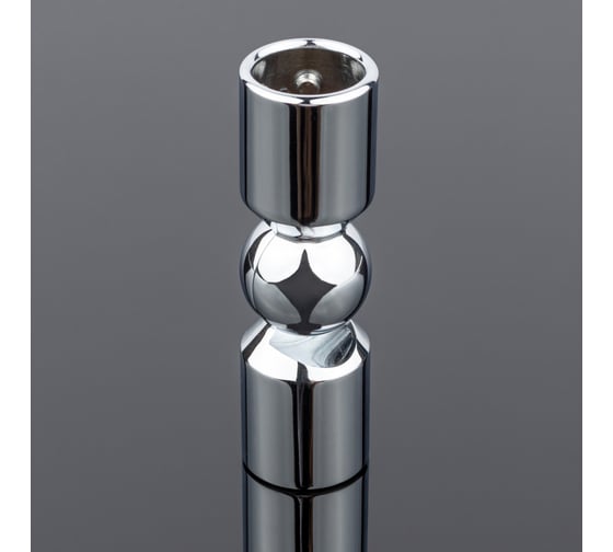 Изображение товара Соединитель трубы SERVICE PLUS ф19, 90-180, хром, латунь S02-510CR/brass