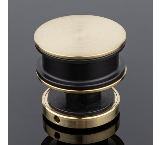 Изображение товара Ролик с креплением к стеклу SERVICE PLUS брашированное золото, sus304 R02-401BGD/SUS304