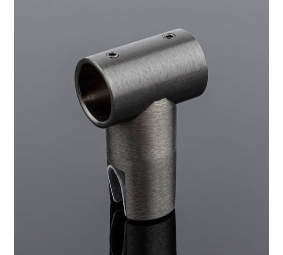 Изображение товара Соединитель трубы SERVICE PLUS ф19, 180, графит матовый, sus304 D02-512GFM/sus304