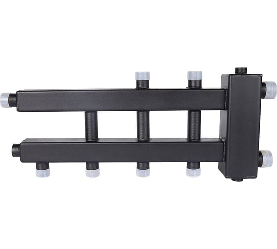 Изображение товара Коллектор (дублер компакт) с гидроразделителем ROMMER Rdg-0060-024024 на 2+1+1 контура, до 60 квт RG0091IIMS3SOI