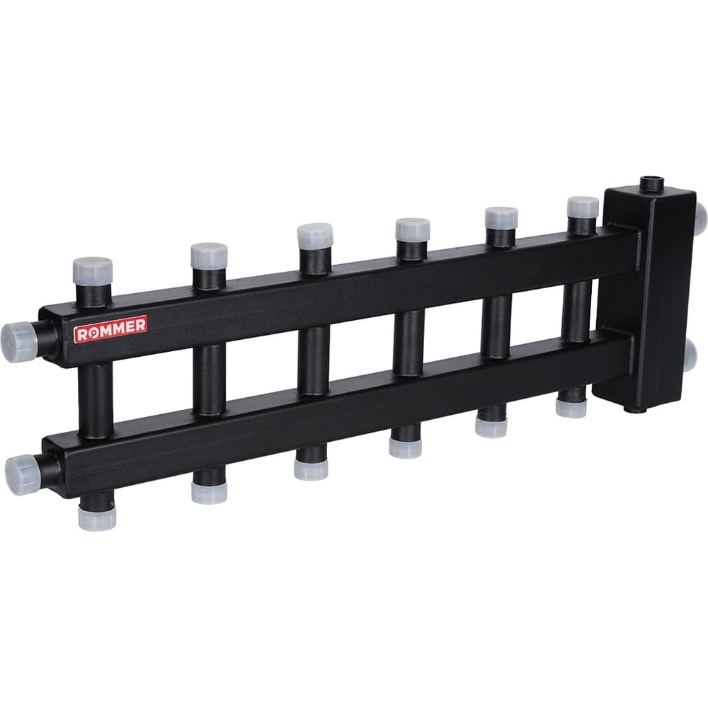 Изображение товара Коллектор (дублер компакт) с гидроразделителем ROMMER Rdg-0060-024037 на 3+3+1 контура, до 60 квт RG0091IIMS4G8M
