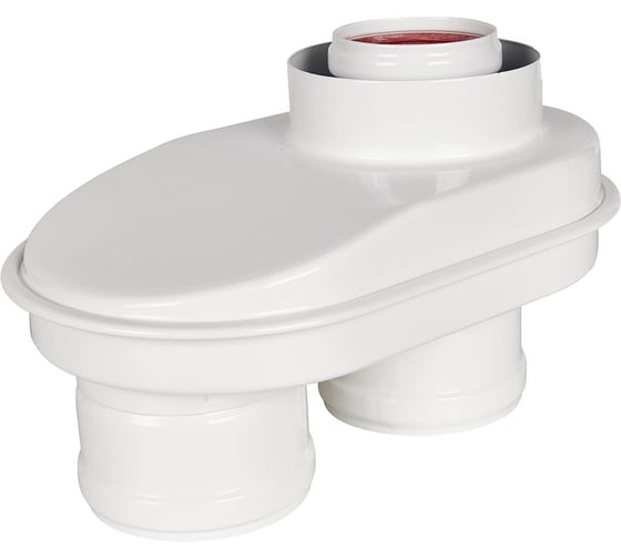 Изображение товара Моноблочный адаптер ROMMER Rca-8080-240002 для перехода на двухтрубную систему 80/80, в комплекте фланец и втулка d60 l-50 RG0091CSQ2KOCO