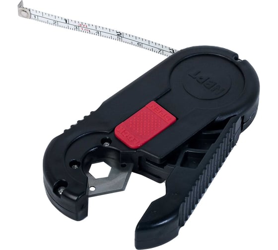 Изображение товара Нож для резки трубки NBPT с рулеткой, черный 58312