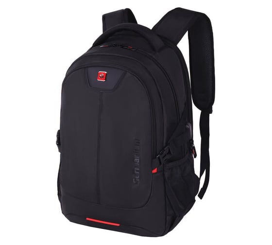 Изображение товара Универсальный рюкзак Germanium Upgrade Up-2 3 отделения, отделение для ноутбука, Usb-порт, черный, 47x33x21 см 271666