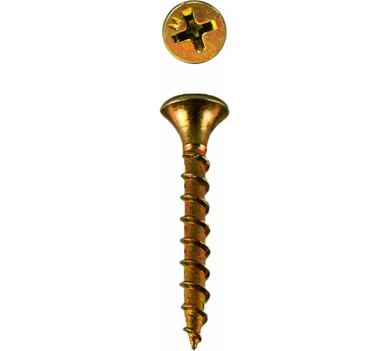 Изображение товара Саморез Daxmer ГКЛ по дереву усиленный 3,5x32 желтый цинк, 1кг (~556 шт) 00000437208