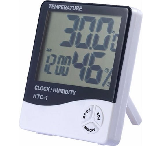 Изображение товара Универсальный цифровой термометр-гигрометр Pro Legend HTC-1 датчик влажности/часы PL6109