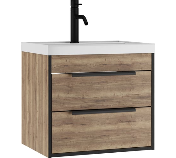 Изображение товара Подвесная тумба Домино Alfa под умывальник "Bazis 60" B2 DA6102T