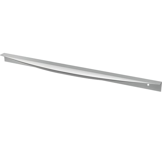 Изображение товара Ручка торцевая Kerron, 450 мм (фасад 18 мм), матовый хром RT-003-450 SC