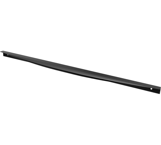 Изображение товара Ручка торцевая Kerron, 700 мм (фасад 18 мм), матовый черный RT-003-700 BL