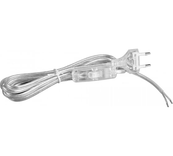 Изображение товара Сетевой шнур с выключателем Citilux прозрачный 6001