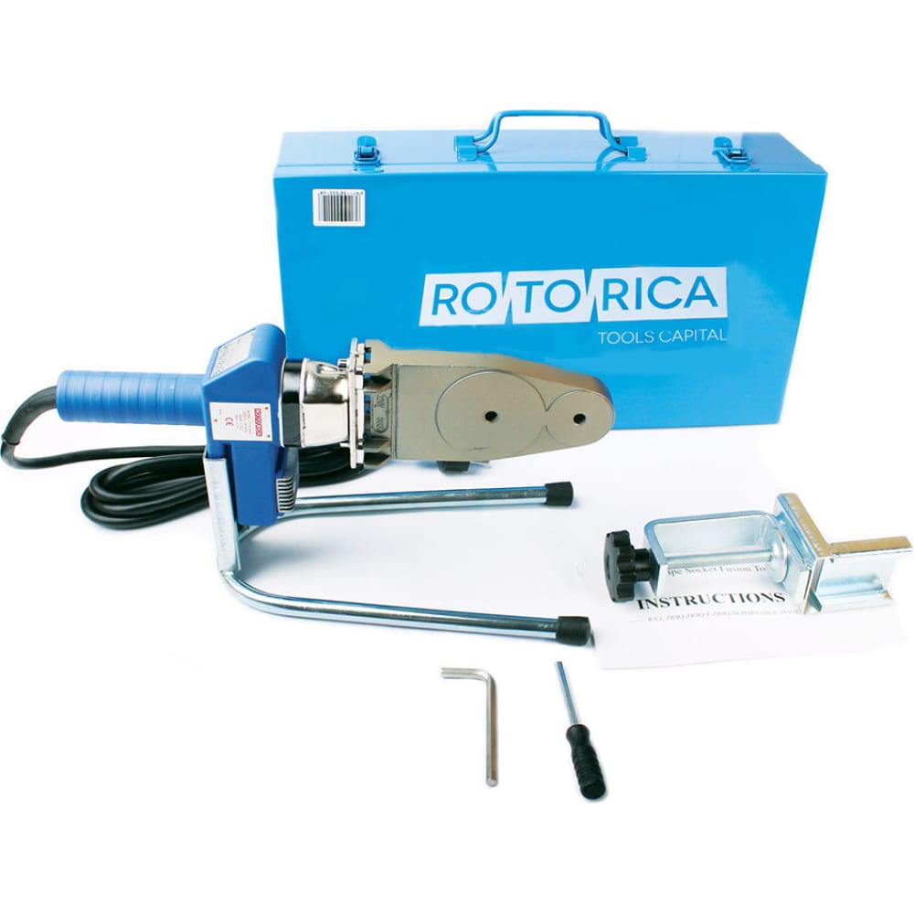 Аппарат для раструбной сварки Rotorica rotorica аппарат для раструбной сварки с насадками d20 d25 d32 d40 d50 d63 ct 63ro
