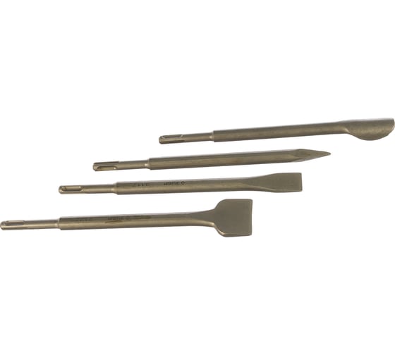 Изображение товара Набор зубил МАСТЕР для перфораторов SDS-Plus (4 шт.) Зубр 29230-H4