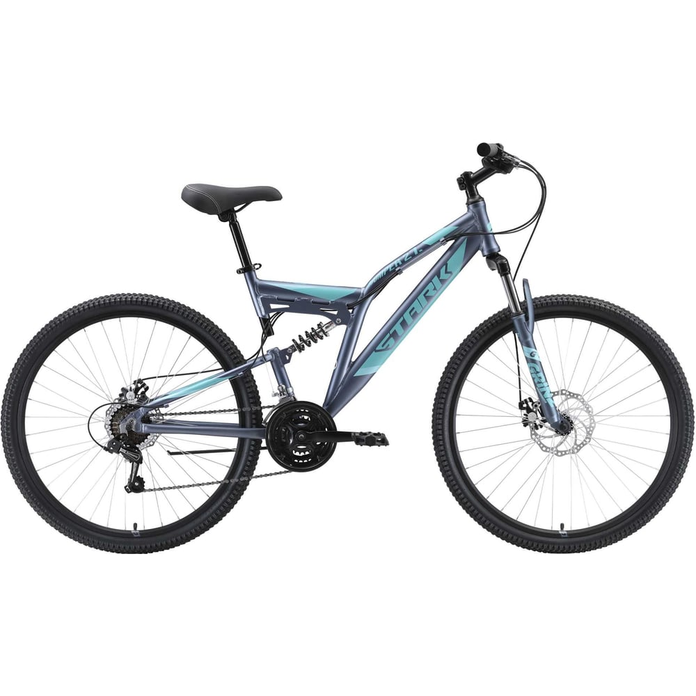 Велосипед STARK, цвет серый/мятный/зеленый, размер 16