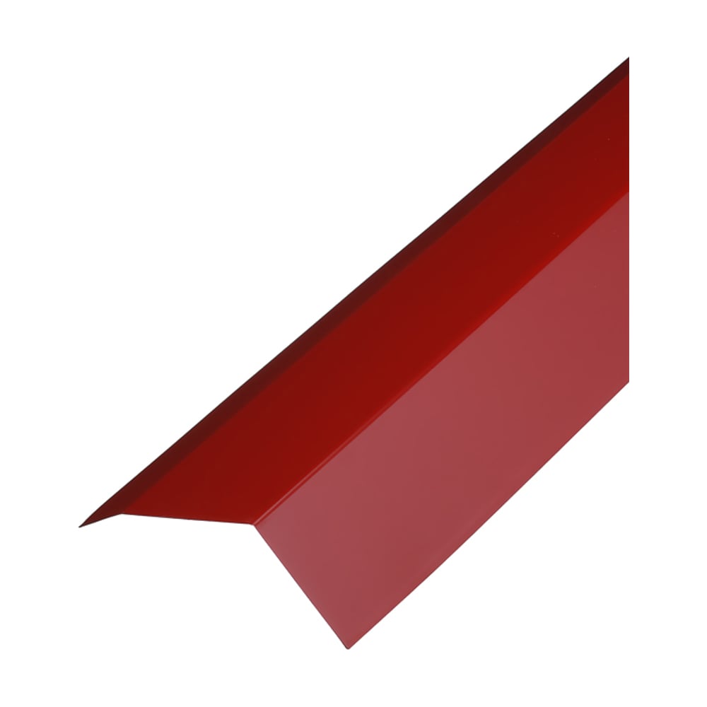 Изображение товара Карнизная планка БСТ-МИНЕРАЛС красный 2000 мм скатная металл с полиэстером