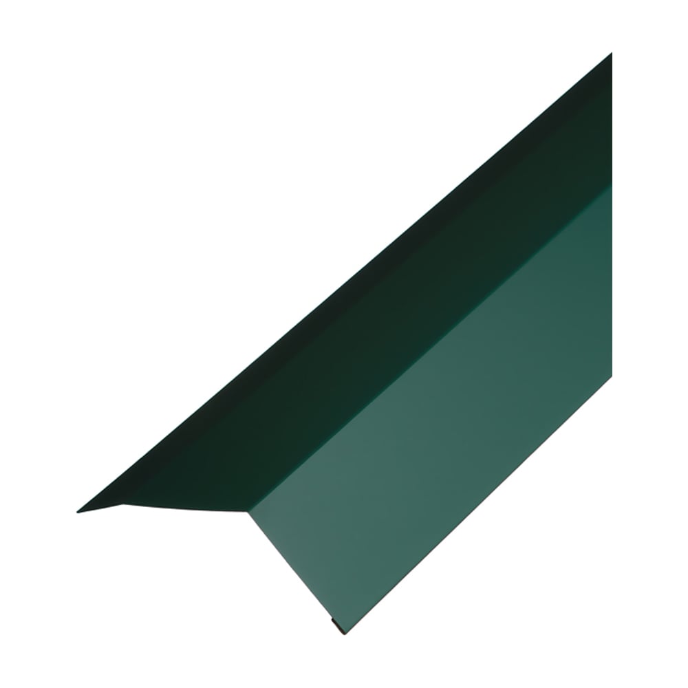 Изображение товара Карнизная планка БСТ-МИНЕРАЛС зеленая для скатных кровель, 2000 мм