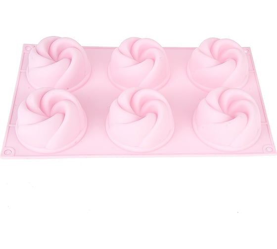 Изображение товара Форма для выпечки Nouvelle Цветочный аромат 6 ячеек, 29.5x17 см 9902610-1