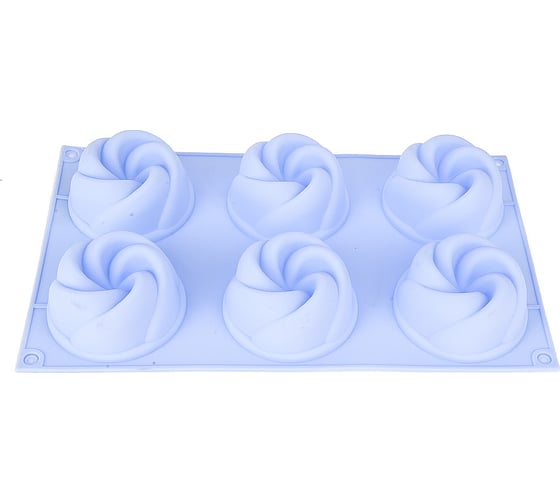 Изображение товара Форма для выпечки Nouvelle Цветочный аромат 6 ячеек, 29.5x17 см 9902610-2