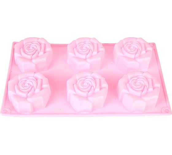 Изображение товара Форма для выпечки Nouvelle 6 ячеек, роза, 28.5x17 см 9902611-1