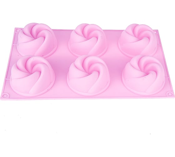 Изображение товара Форма для выпечки Nouvelle Цветочный аромат 6 ячеек, 29.5x17 см 9902610-3