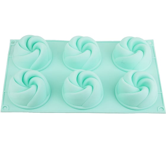 Изображение товара Форма для выпечки Nouvelle Цветочный аромат 6 ячеек, 29.5x17 см 9902610-4