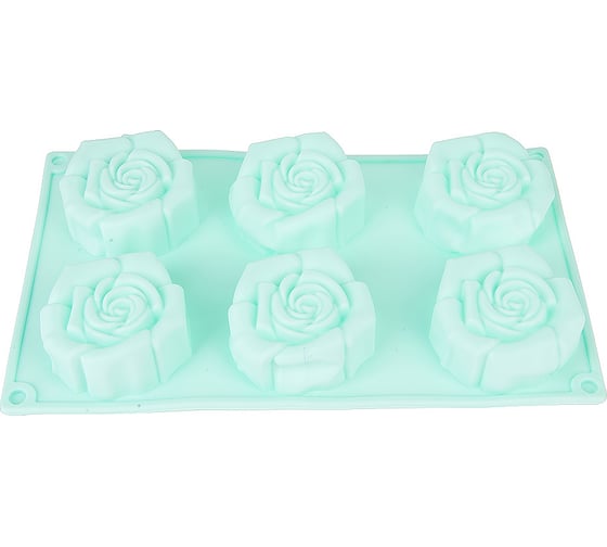 Изображение товара Форма для выпечки Nouvelle 6 ячеек, роза, 28.5x17 см 9902611-4