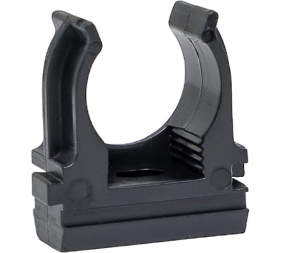 Изображение товара Крепеж-клипса для труб для монтажного пистолета УРАЛ ПАК черная, d16 мм, 100 шт. АТ-100116-100