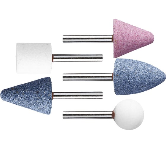 Изображение товара Абразивные минишарошки-насадки для гравера и дрели (5 предметов) STAYER 2988-H5