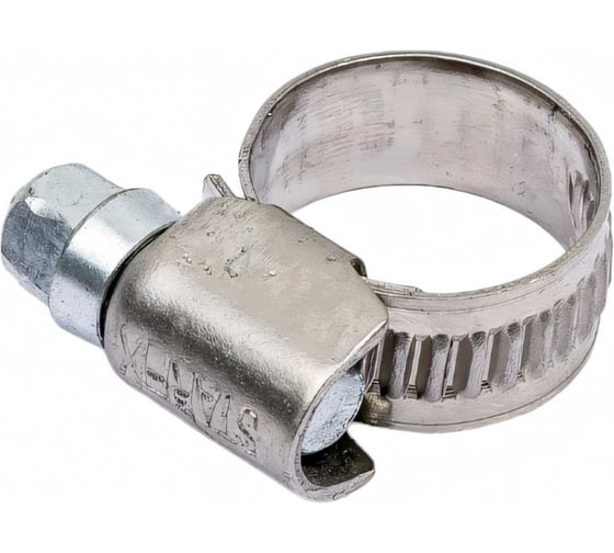 Изображение товара Червячный хомут STARFIX 8-16 мм, нержавеющая сталь, DIN 3017, 5 штук SMZ1-55948-5