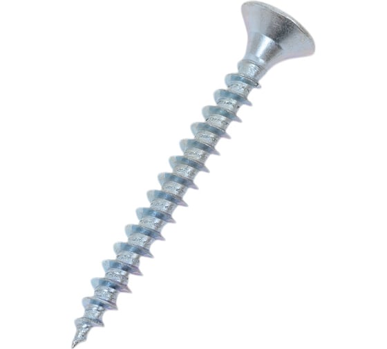 Изображение товара Универсальный саморез МЕТАЛЛСЕРВИС 4,5x40 белый цинк, 50 шт. пакет 1247850