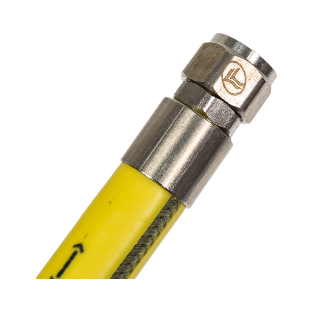 Изображение товара Гибкая газовая подводка DOUBLE-LIN из нержавеющей стали 30 см 1/2" гайка-гайка