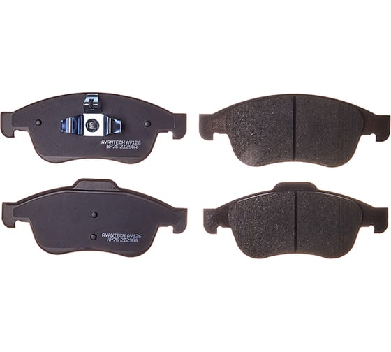 Изображение товара Колодки тормозные дисковые AV126 (противоскрипная пластина в комплекте) Avantech 104487