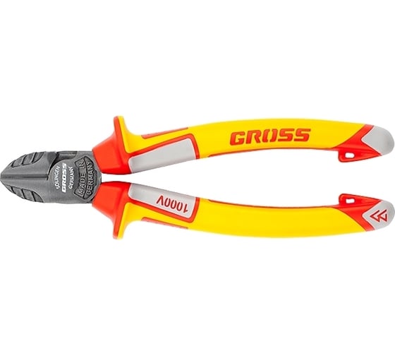 Изображение товара Бокорезы GROSS 180 мм, трехкомпонентные диэлектрические рукоятки, до 1000 В 17582