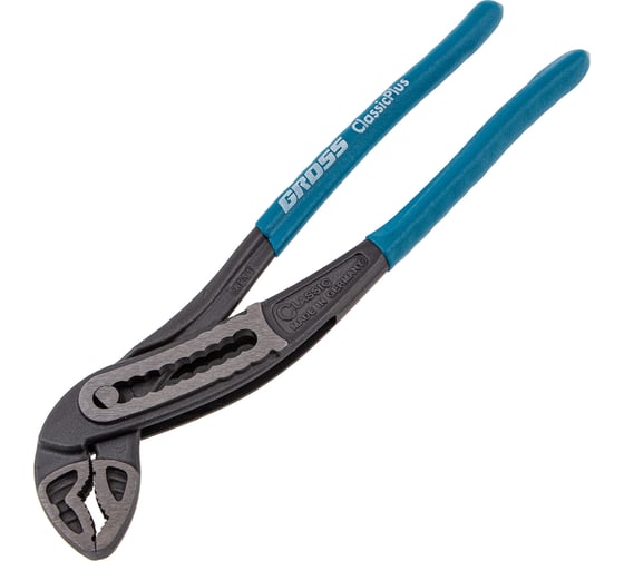 Изображение товара Переставные клещи GROSS обливные рукоятки, хром-ванадий, 240 мм 15715