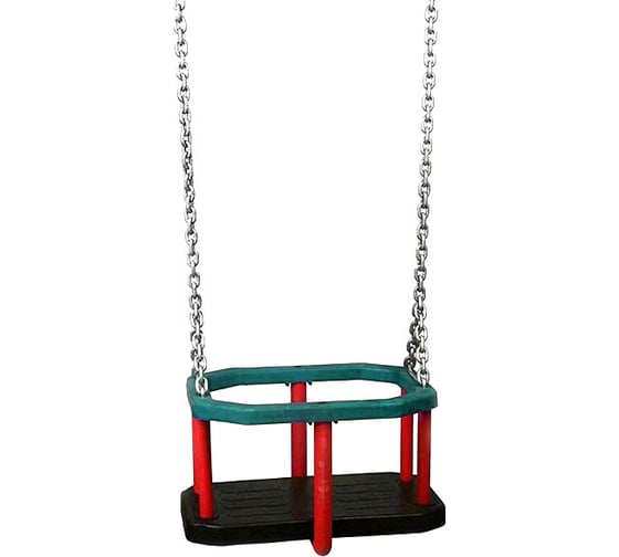 Изображение товара Подвесная резиновая качель MoyDvor на цепи, с ограничителем SAC000178