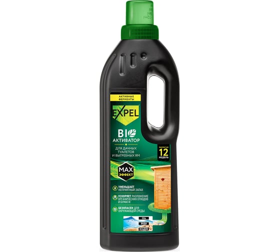 Изображение товара Биоактиватор жидкий для дачных туалетов и выгребных ям 750 мл Expel TS10002