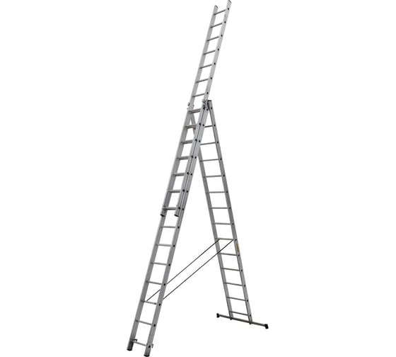 Изображение товара Трехсекционная раскладная лестница НАШ 3x11 111311