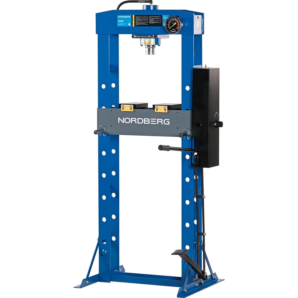 Изображение товара Гидравлический пресс с педалью NORDBERG N3630F 30 тонна профессиональный настольный