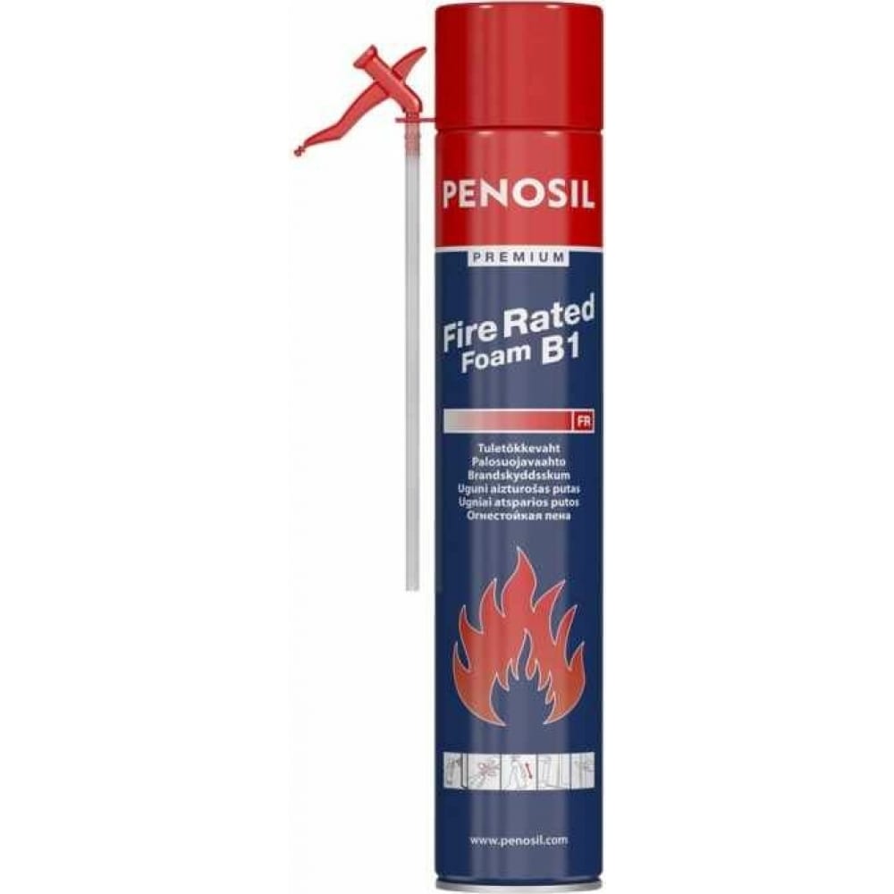 фото Огнеупорная монтажная пена penosil premium fire rated foam b1 a3038