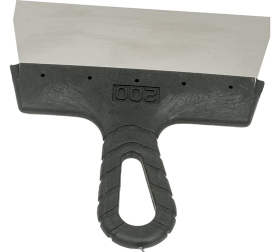 Изображение товара Шпатель КЭС нержавеющая сталь, пластиковая рукоятка, 200 мм 10000026