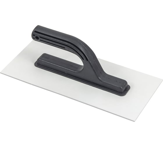 Изображение товара Прямая гладилка КЭС пластиковая, пластиковая рукоятка, 130x270 мм 10100007