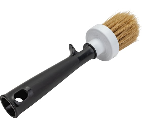 Изображение товара Круглая кисть DECOR 612-040 кр-40 d40 мм, светлая смешанная щетина, пластиковая ручка 11608245