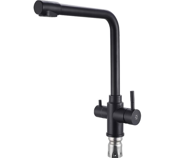 Изображение товара Смеситель для кухни с переключением фильтра для питьевой воды РМС SUS125BL-017F-015