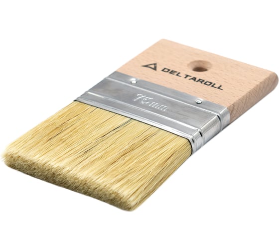 Изображение товара Кисть плоская испанка для декоративных работ, 70x8.5 мм, DeltaRoll 134070